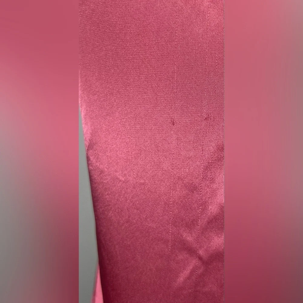 Vintage Satin Pajama Set 90s Valerie Stevens Sleevless Top Shorts Pink Silky Pjs - Picture 3 of 16